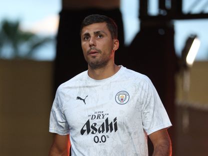 رودري قبل مواجهة مانشستر سيتي والهلال بكأس العالم للأندية - 1 يوليو 2025 - Reuters
