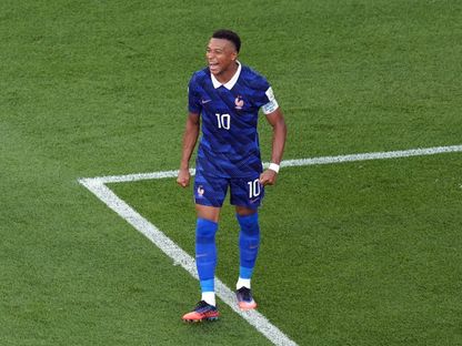 كيليان مبابي خلال مباراة فرنسا وباراغواي بكأس العالم - 5 يوليو 2026 - Reuters