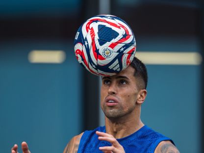 جواو كانسيلو خلال تدريب للهلال - 29 يونيو 2025 - X/@Alhilal_FC