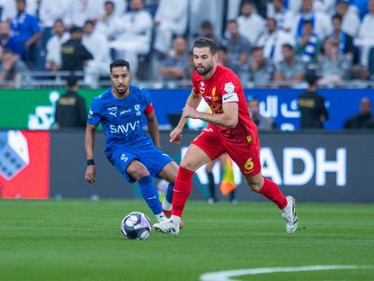 ناتشو في مواجهة القادسية والهلال بدوري روشن السعود ي- 13 سبتمبر 2025 - X/@aawsat_spt