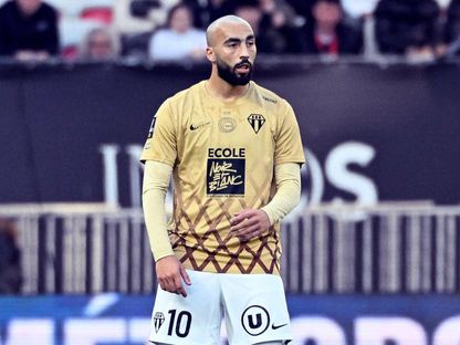 حيماد عبدلي من مباراة نيس وآنجيه بالدوري الفرنسي - 9 ديسمبر 2025 - x/Ligue1_Arab