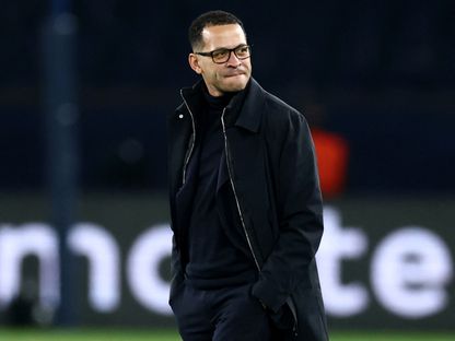 ليام روسينيور مدرب تشيلسي بعد الخسارة أمام باريس سان جيرمان في دوري أبطال أوروبا - 11 مارس 2026 - Reuters