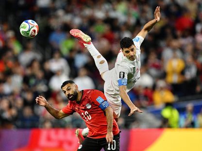 محمد صلاح لاعب مصر خلال مواجهة إيران في كأس العالم - 26 يونيو 2026 - Reuters