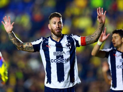 سيرخيو راموس لاعب مونتيري السابق خلال مواجهة كلوب أميركا بالدوري المكسيكي - 29 نوفمبر 2025 - Reuters