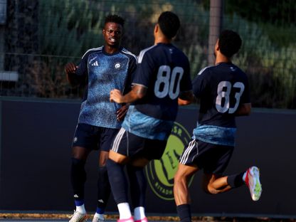 احتفال لاعبي النصر بتسجيل هدف في مرمى ميريدا الإسباني بمباراة ودية - 28 يوليو 2026 - X/@AlNassrFC
