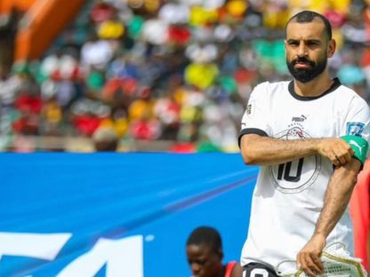 محمد صلاح في مباراة مصر وغينيا بيساو بتصفيات مونديال 2026 - EFA/x