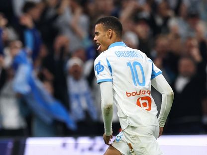 ماسون غرينوود من مباراة أولمبيك مارسيليا ولوهافر بالدوري الفرنسي - 18 أكتوبر 2025 - Reuters