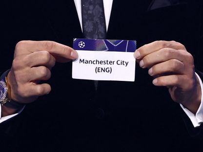 زلاتان إبراهيموفيتش بعد سحب اسم مانشستر سيتي في قرعة دوري أبطال أوروبا - 28 أغسطس 2025 - Reuters