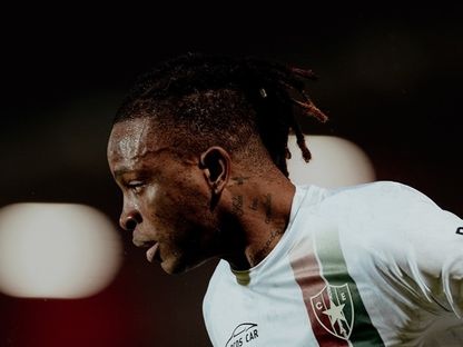 نادي إستريلا دا أمادورا البرتغالي خلال إعلان انتقال الأنغولي شيكو بانزا إلى الزمالك المصري - 13 يوليو 2025 - X/@estrelamadora