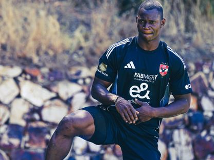 أليو ديانغ لاعب الأهلي المصري في تدريبات الفريق بمعسكر تونس - 19 يوليو 2025 - FB/@Al Ahly SC