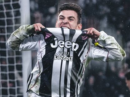 فرانسيسكو كونسيساو يحتفل بهدفه في مباراة يوفنتوس وروما بالدوري الإيطالي - 20 ديسمبر 2025 - X/SerieA