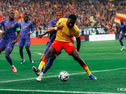 خلال مباراة بين لانس موناكو بالدوري الفرنسي - 21 فبراير 2026 - X/@RCLens