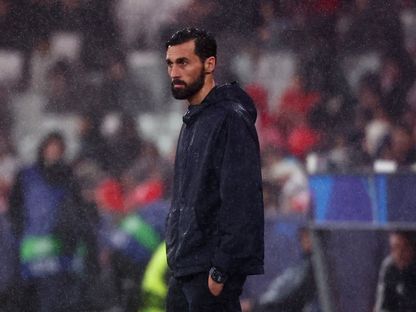 ألفارو أربيلوا خلال مباراة بنفيكا وريال مدريد بدوري أبطال أوروبا - 28 يناير 2026 - Reuters