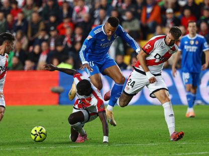 كيليان مبابي خلال مباراة بين ريال مدريد ورايو فايكانو - 9 نوفمبر 2025 - REUTERS