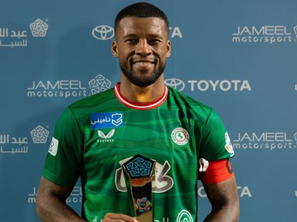 جورجينيو فينالدوم لاعب الاتفاق رجل مباراة ضمك بالدوري السعودي - 6 فبراير 2026 - x@ettifaq