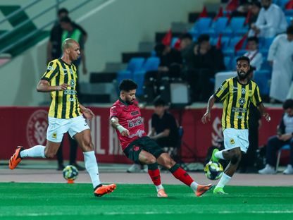 من مباراة الخلود والاتحاد في نصف نهائي كأس الملك - 18 مارس 2026 - X/@AlKholoodClub