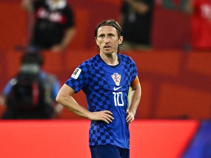 الكرواتي لوكا مودريتش خلال مباراة البرتغال في دور الـ 32 بكأس العالم 2026 - 2 يوليو 2026 - Reuters
