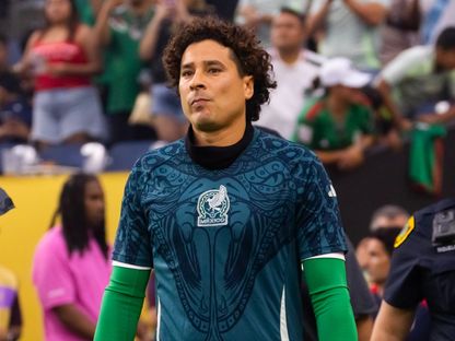 غييرمو أوتشوا خلال مباراة المكسيك والولايات المتحدة الأميركية بالكأس الذهبية - 10 يوليو 2025 - Reuters
