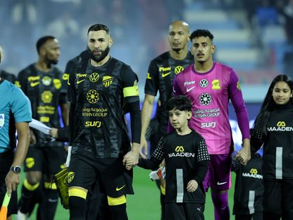 كريم بنزيما مهاجم الاتحاد قبل مواجهة القادسية في دوري روشن السعودي - 22 يناير 2026 - X/@ittihad