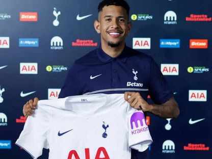 سافينيو بعد انضمامه إلى توتنهام هوتسبير - 25 أغسطس 2026 - tottenhamhotspur.com