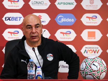 حسام حسن مدرب مصر في مؤتمر صحفي قبل مواجهة أنغولا - 28 ديسمبر 2025 - X/EFA