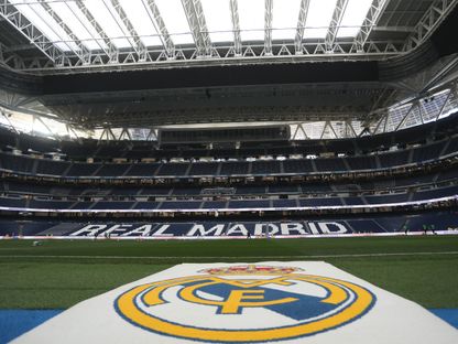 ملعب "سانتياغو برنابيو" قبل مباراة بين ريال مدريد وجيرونا - 10 فبراير 2024 - Reuters