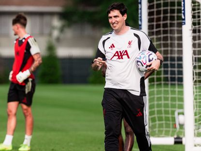 أندوني إيراولا خلال تدريبات نادي ليفربول - 22 يوليو 2026 - X/LFC