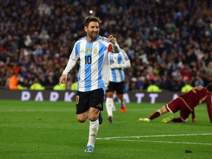 ليونيل ميسي من مباراة الأرجنتين وفنزويلا بتصفيات أميركا الجنوبية المؤهلة لكأس العالم - 5 سبتمبر 2025 - Reuters