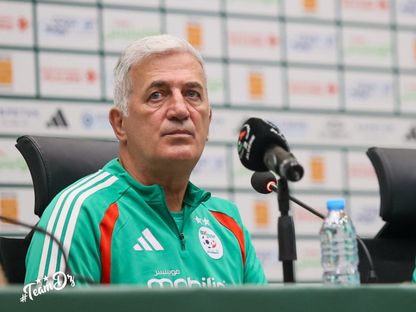مدرب الجزائر فلاديمير بيتكوفيتش خلال مؤتمر صحفي - 31 مايو 2026 - FB/Équipe d'Algérie de football