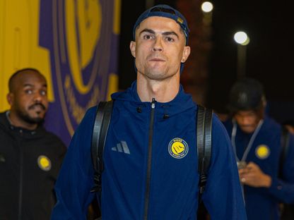 من وصول كريستيانو رونالدو نجم النصر لمواجهة الأهلي في الدوري السعودي - 29 أبريل 2026 - X/@SPL