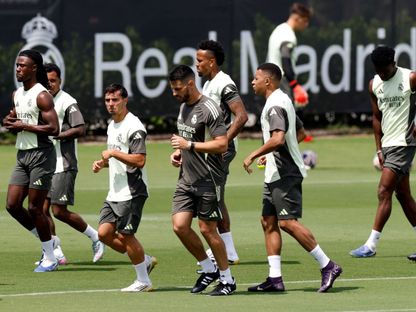 مران ريال مدريد قبل مواجهة سالزبورغ في مونديال الأندية - 25 يونيو 2025 - Reuters