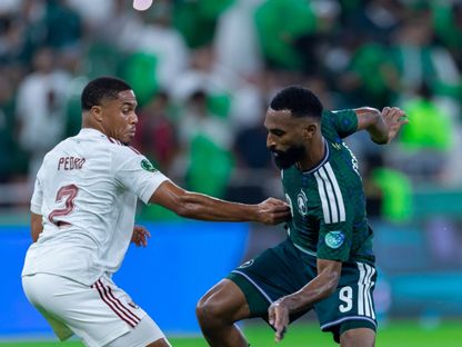 من مباراة السعودية وقطر في نصف نهائي "خليجي 27" - 3 أكتوبر 2026 - X/@SaudiNT