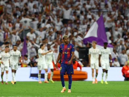 لامين يامال خلال مباراة ريال مدريد وبرشلونة بالدوري الإسباني - 26 أكتوبر 2025 - Reuters
