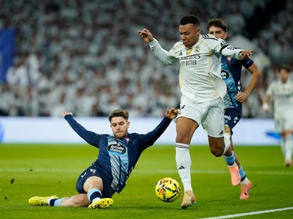 كيليان مبابي مهاجم ريال مدريد خلال مواجهة سيلتا فيغو في الدوري الإسباني - 7 ديسمبر 2025 - REUTERS