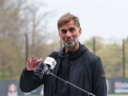 يورغن كلوب خلال افتتاح مركز تدريب فريق نيويورك ريد بولز - 23 أبريل 2026 - Reuters