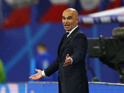 روبرتو مارتينيز مدرب البرتغال في مواجهة تركيا في "يورو 2024" - 22 يونيو 2024 - Reuters