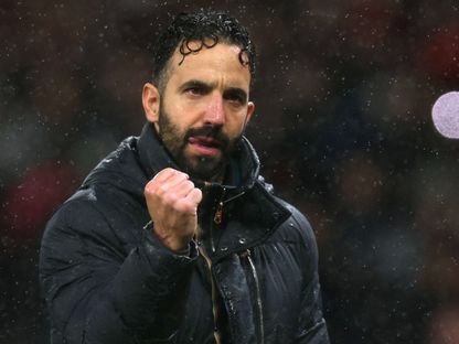 روبن أموريم مدرب مانشستر يونايتد في مباراة تشيلسي بالدوري الإنجليزي 20 سبتمبر 2025 - Reuters