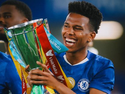 البرازيلي إستيفاو يتألق في مباراته الأولى مع تشيلسي ضد باير ليفركوزن - 8 أغسطس 2025 - X@ChelseaFC