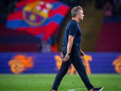 هانزي فليك مدرب برشلونة بعد الفوز على خيتافي في الدوري الإسباني - 25 سبتمبر 2024 - X/@FCBarcelona