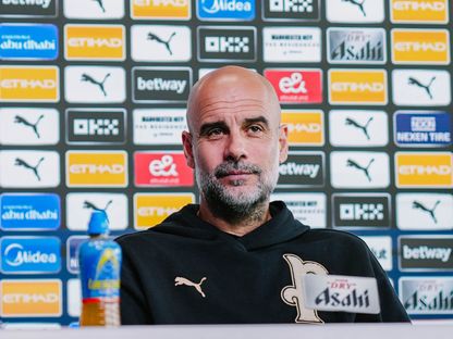 المؤتمر الصحفي لمدرب مانشستر سيتي بيب غوارديولا قبل مواجهة بورنموث في الدوري الإنجليزي الممتاز - 18 مايو 2026 - X/@ManCity