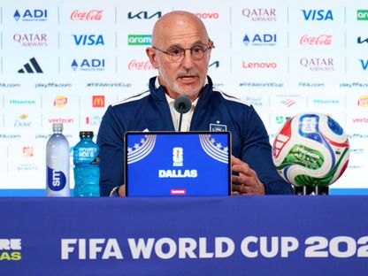 لويس دي لا فوينتي مدرب إسبانيا قبل يوم من مواجهة البرتغال في دور ال16 من كأس العالم - 5 يوليو 2026 - @SEFutbol/x