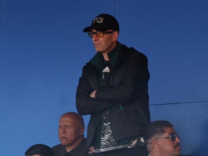 زين الدين زيدان من مباراة الجزائر ونيجيريا بربع نهائي كأس إفريقيا - 10 يناير 2026 - Reuters