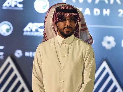 سالم الدوسري قبل حفل توزيع جوائز الاتحاد الآسيوي لكرة القدم لعام 2025 - 16 أكتوبر 2025 - Reuters