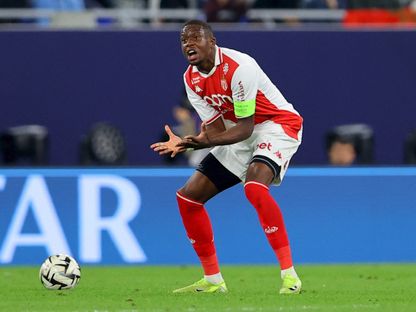 دينيس زكريا خلال كأس السوبر الفرنسي بين موناكو وباريس سان جيرمان - 5 يناير 2025 - Reuters