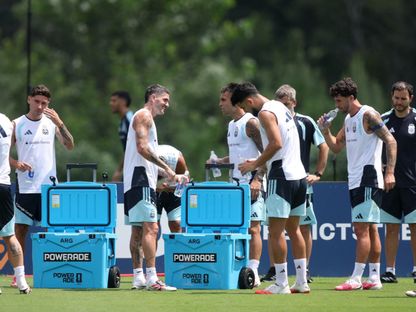 من تدريبات منتخب الأرجنتين - 16 يوليو 2026 - Reuters