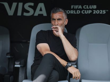 مدرب الأهلي المصري خوسيه ريفيرو قبل مباراة ضد بالميراس في كأس العالم للأندية - 19 يونيو 2025 - REUTERS