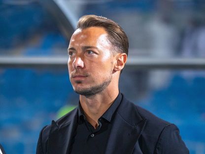 مدرب الأهلي ماتياس يايسله خلال مباراة ضد الرياض بالدوري السعودي - 26 فبراير 2026 - X/@aawsat_spt