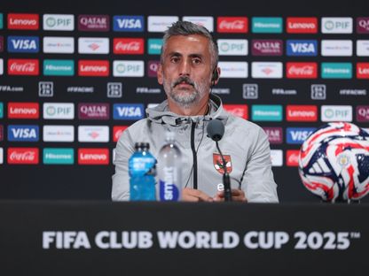 خوسيه ريفيرو مدرب الأهلي خلال مؤتمر صحافي - 22 يونيو 2025 - fb/Al Ahly