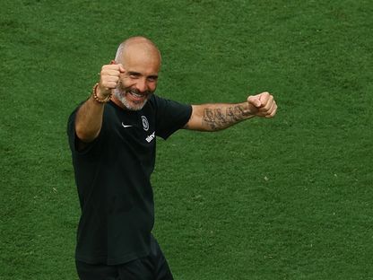 إنزو ماريسكا مدرب تشيلسي بعد التأهل إلى نهائي كأس العالم للأندية على حساب فلومينينسي - 8 يوليو 2025 - Reuters