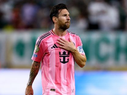 لاعب إنتر ميامي ليونيل ميسي خلال مباراة بالميراس في كأس العالم للأندية - 23 يونيو 2025 - Reuters